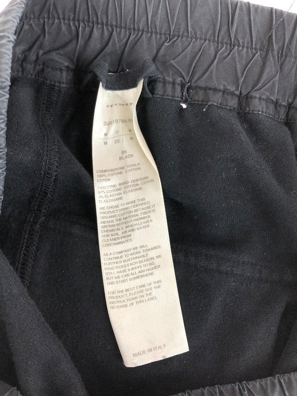 【現状渡し品】【メンズ】 Rick Owens リックオウエンス PRISONER DRAWSTRING SWEATPANTS DRKSHDW DU01B7395-RIG プリズナー ドローストリング スウェットパンツ 152-251121-rt-06-tag サイズ：M カラー：ブラック 万代Net店