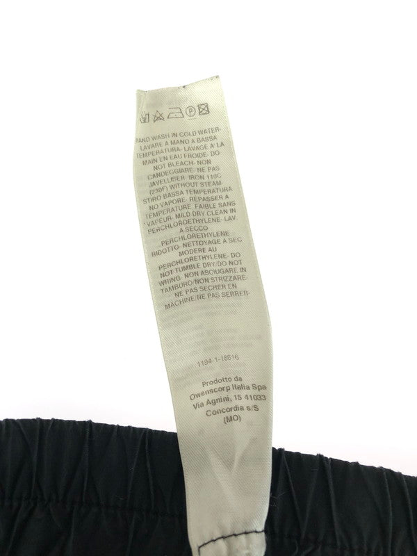 【現状渡し品】【メンズ】 Rick Owens リックオウエンス PRISONER DRAWSTRING SWEATPANTS DRKSHDW DU01B7395-RIG プリズナー ドローストリング スウェットパンツ 152-251121-rt-06-tag サイズ：M カラー：ブラック 万代Net店