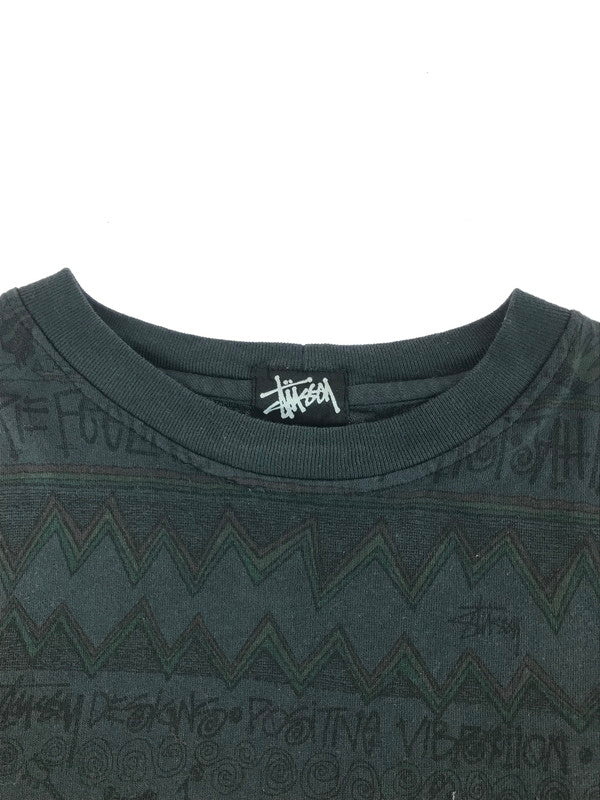 【中古品】【メンズ】 STUSSY ステューシー 90'S-00’S IRIE BAND RASTA TEE 90年代-00年代 アイリー バンド ラスタ Tシャツ 半袖Tシャツ 142-251120-na-01-tag サイズ：L カラー：ネイビー系 万代Net店
