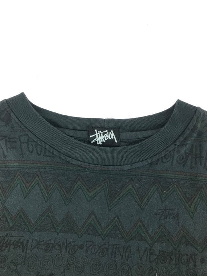 【中古品】【メンズ】 STUSSY ステューシー 90'S-00’S IRIE BAND RASTA TEE 90年代-00年代 アイリー バンド ラスタ Tシャツ 半袖Tシャツ 142-251120-na-01-tag サイズ：L カラー：ネイビー系 万代Net店
