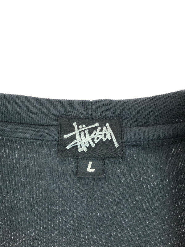 【中古品】【メンズ】 STUSSY ステューシー 90'S-00’S IRIE BAND RASTA TEE 90年代-00年代 アイリー バンド ラスタ Tシャツ 半袖Tシャツ 142-251120-na-01-tag サイズ：L カラー：ネイビー系 万代Net店
