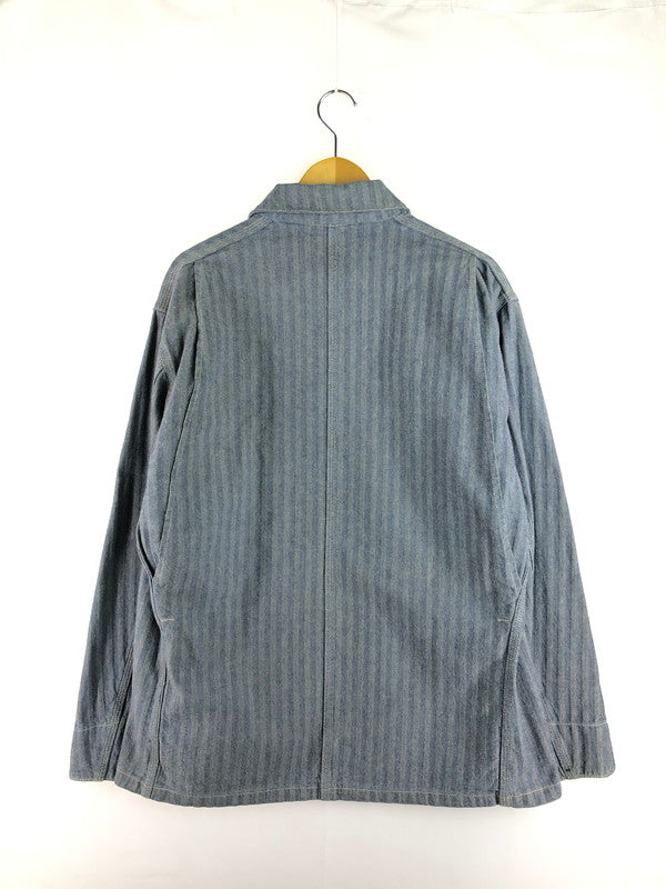 【中古品】【メンズ】 Carhartt カーハート 80'S-90'S HERRINGBONE COVERALLS 80年代-90年代 ヘリンボーン カバーオール ライトアウター 145-251120-na-06-tag サイズ：表記サイズなし 下記参照 カラー：ブルー系 万代Net店