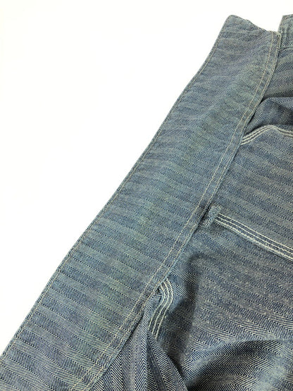 【中古品】【メンズ】 Carhartt カーハート 80'S-90'S HERRINGBONE COVERALLS 80年代-90年代 ヘリンボーン カバーオール ライトアウター 145-251120-na-06-tag サイズ：表記サイズなし 下記参照 カラー：ブルー系 万代Net店