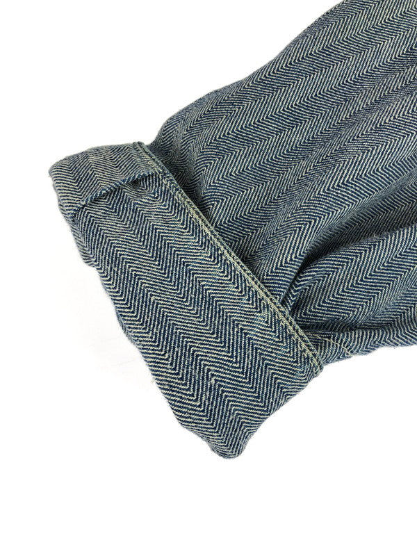 【中古品】【メンズ】 Carhartt カーハート 80'S-90'S HERRINGBONE COVERALLS 80年代-90年代 ヘリンボーン カバーオール ライトアウター 145-251120-na-06-tag サイズ：表記サイズなし 下記参照 カラー：ブルー系 万代Net店