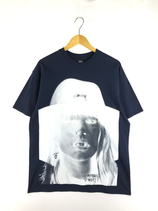 【中古品】【メンズ】 00'S COMPARED TO WHAT? LAURA PRINT TEE 00年代 ローラ プリント Tシャツ 半袖Tシャツ 142-251120-na-03-tag サイズ：L カラー：ネイビー 万代Net店