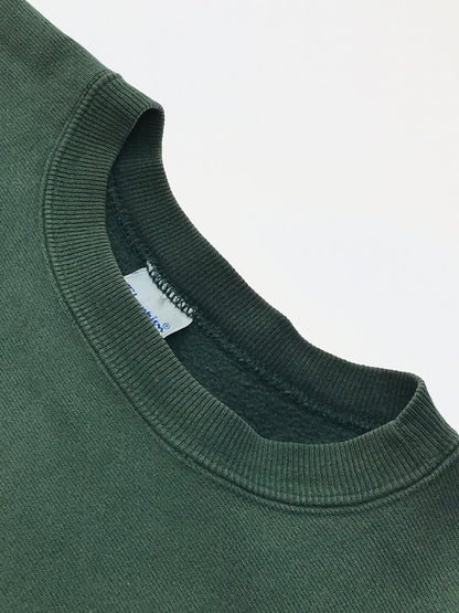 【現状渡し品】【メンズ】 Champion チャンピオン 90'S REVERSE WEAVE SEEDORFF MASONRY INC CREWNECK SWEAT リバースウィーブ クルーネック スウェット トレーナー 刺繍タグ 146-251120-na-13-tag サイズ：XL カラー：グリーン 万代Net店