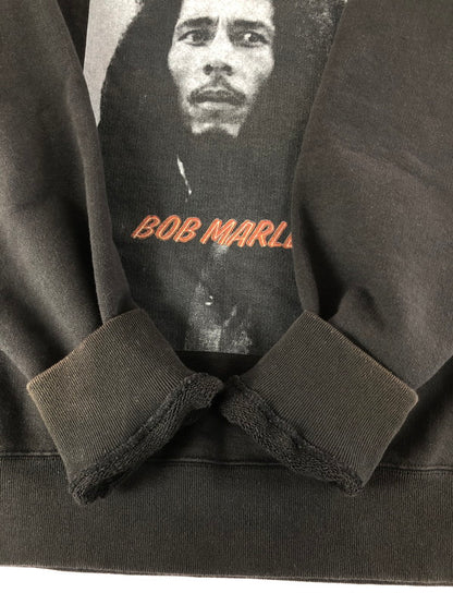 【中古品】【メンズ】 WACKO MARIA ワコマリア 18AW BOB MARLEY PHOTO PRINT CREW NECK SWEAT SHIRT ボブ・マリー フォトプリント クルーネック スウェットシャツ 142-251124-rt-06-tag サイズ：M カラー：ブラック 万代Net店