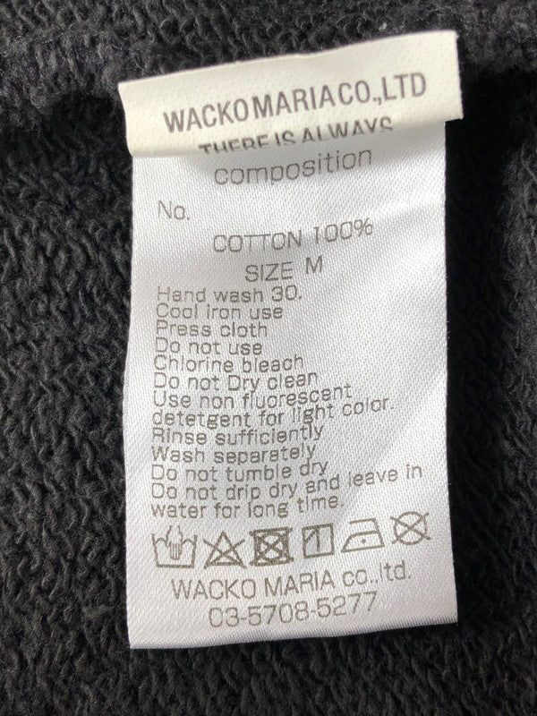 【中古品】【メンズ】 WACKO MARIA ワコマリア 18AW BOB MARLEY PHOTO PRINT CREW NECK SWEAT SHIRT ボブ・マリー フォトプリント クルーネック スウェットシャツ 142-251124-rt-06-tag サイズ：M カラー：ブラック 万代Net店