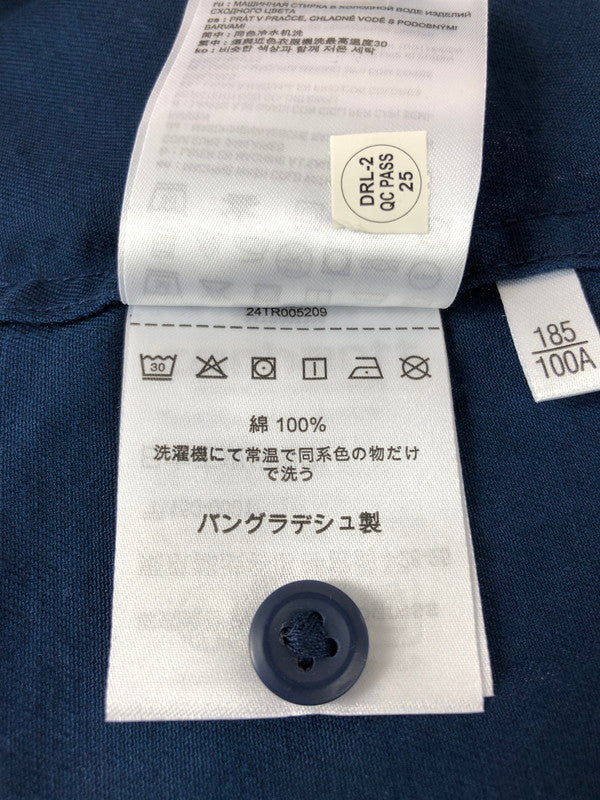 【中古美品】【メンズ】 Carhartt カーハート S/S DREWE SHIRT ショートスリーブ ドリュー シャツ 半袖シャツ トップス 142-251124-rt-03-tag サイズ：XL カラー：ネイビー 万代Net店
