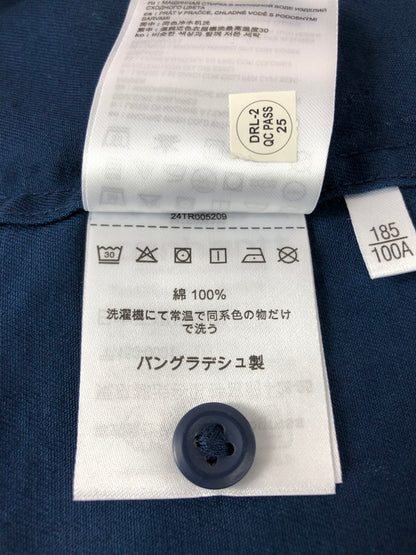 【中古美品】【メンズ】 Carhartt カーハート S/S DREWE SHIRT ショートスリーブ ドリュー シャツ 半袖シャツ トップス 142-251124-rt-03-tag サイズ：XL カラー：ネイビー 万代Net店
