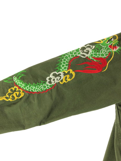 【中古品】【メンズ】 READYMADE レディメイド 21AW READYMADE SKA SHIRT RE-CO-KH-00-00-180 レディメイド スカシャツ 長袖シャツ トップス 142-251124-rt-04-tag サイズ：1 カラー：カーキ 万代Net店