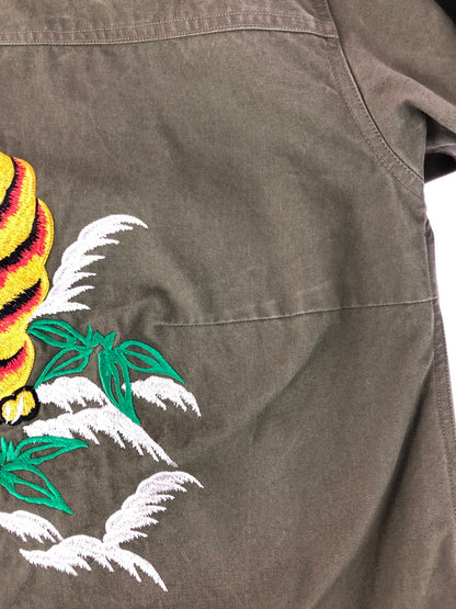 【中古品】【メンズ】 READYMADE レディメイド 21AW READYMADE SKA SHIRT RE-CO-KH-00-00-180 レディメイド スカシャツ 長袖シャツ トップス 142-251124-rt-04-tag サイズ：1 カラー：カーキ 万代Net店