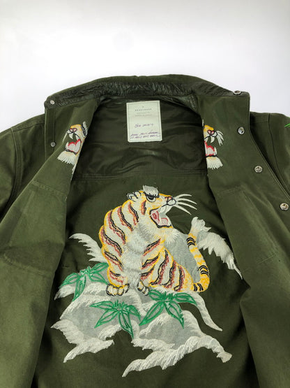 【中古品】【メンズ】 READYMADE レディメイド 21AW READYMADE SKA SHIRT RE-CO-KH-00-00-180 レディメイド スカシャツ 長袖シャツ トップス 142-251124-rt-04-tag サイズ：1 カラー：カーキ 万代Net店