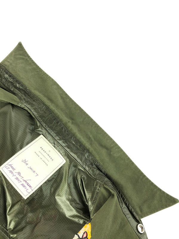 【中古品】【メンズ】 READYMADE レディメイド 21AW READYMADE SKA SHIRT RE-CO-KH-00-00-180 レディメイド スカシャツ 長袖シャツ トップス 142-251124-rt-04-tag サイズ：1 カラー：カーキ 万代Net店