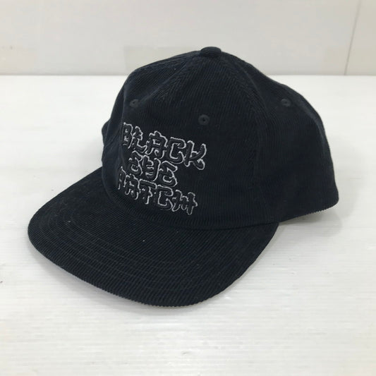 【中古品】【メンズ】 BLACK EYE PATCH ブラック アイ パッチ KANJI LOGO CORDUROY CAP ロゴ コーデュロイ キャップ 帽子 185-251206-na-01-tag サイズ：ONE SIZE カラー：ブラック 万代Net店