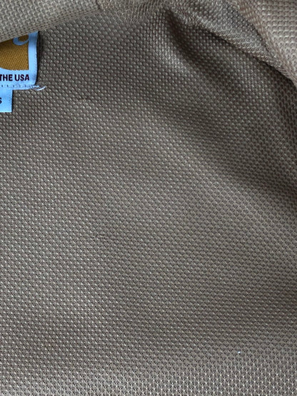 【中古品】【メンズ】 Carhartt カーハート THERMAL LINED ACTIVE JACKET J131-BRN サーマルライニングアクティブジャケット アウター USA製 146-251124-rt-08-tag サイズ：S カラー：ブラウン 万代Net店