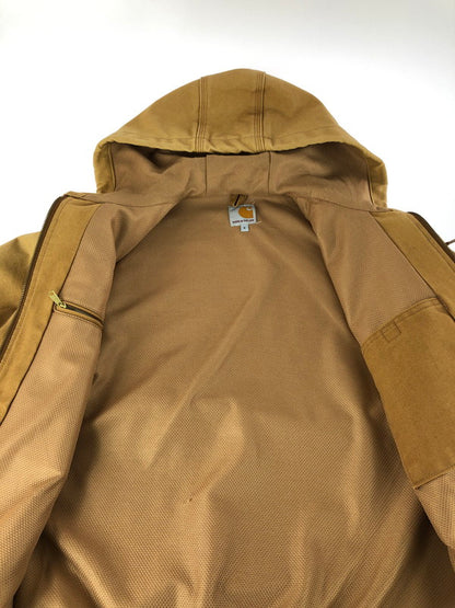 【中古品】【メンズ】 Carhartt カーハート THERMAL LINED ACTIVE JACKET J131-BRN サーマルライニングアクティブジャケット アウター USA製 146-251124-rt-08-tag サイズ：S カラー：ブラウン 万代Net店