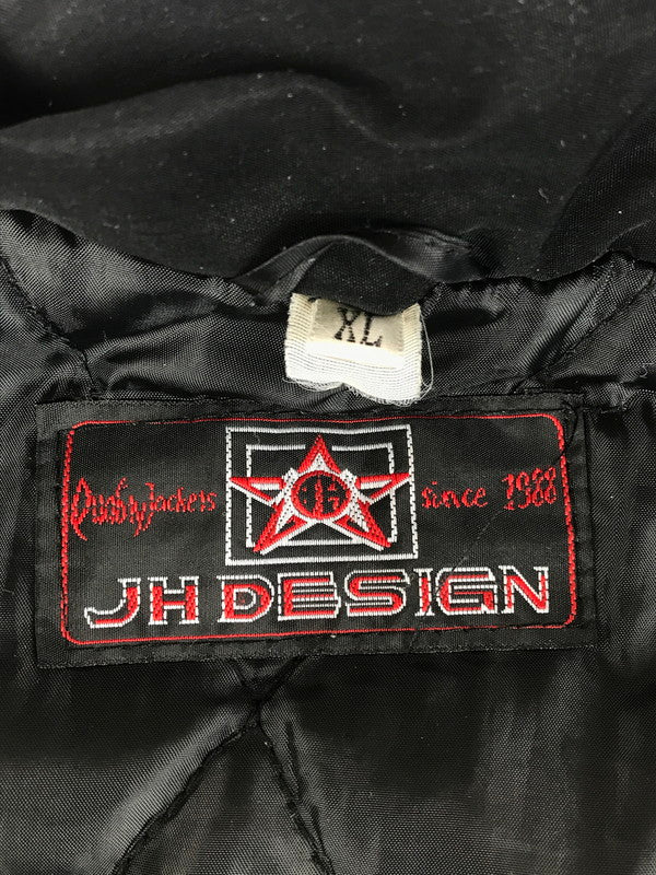 【現状渡し品】【メンズ】 JH DESIGN ジェイエイチ デザイン JACK DANIEL'S NASCAR RACING JACKET ジャックダニエル レーシング ジャケット アウター 145-251122-rt-10-tag サイズ：XL カラー：ブラック 万代Net店
