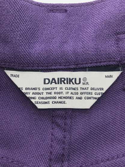 【中古品】【メンズ】 DAIRIKU ダイリク 22AW P-5 FLARE PRESSED PANTS フレア プレス パンツ ボトムス 151-251128-rt-05-tag サイズ：29 カラー：パープル 万代Net店
