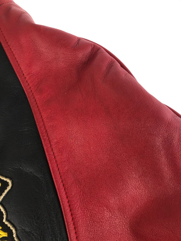 【現状渡し品】【メンズ】 FORZA フォルツァ CYBERDYNE LEATHER RACING JACKET サイバーダイン レザー レーシング ジャケット 145-251122-rt-04-tag サイズ：L カラー：レッド 万代Net店