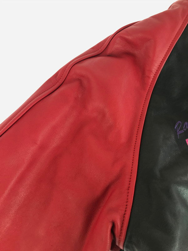 【現状渡し品】【メンズ】 FORZA フォルツァ CYBERDYNE LEATHER RACING JACKET サイバーダイン レザー レーシング ジャケット 145-251122-rt-04-tag サイズ：L カラー：レッド 万代Net店