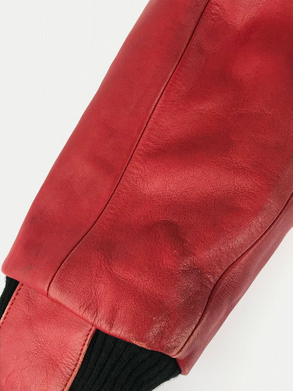 【現状渡し品】【メンズ】 FORZA フォルツァ CYBERDYNE LEATHER RACING JACKET サイバーダイン レザー レーシング ジャケット 145-251122-rt-04-tag サイズ：L カラー：レッド 万代Net店