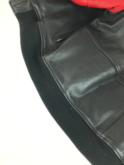 【現状渡し品】【メンズ】 FORZA フォルツァ CYBERDYNE LEATHER RACING JACKET サイバーダイン レザー レーシング ジャケット 145-251122-rt-04-tag サイズ：L カラー：レッド 万代Net店