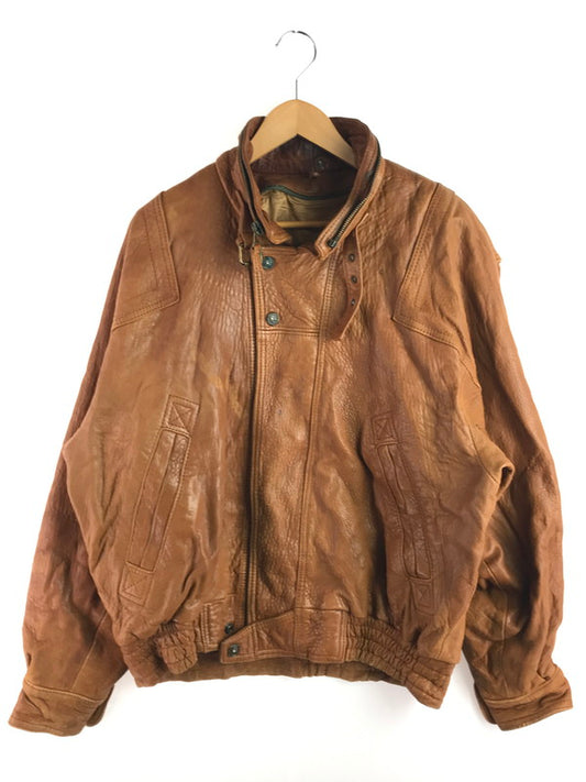 【現状渡し品】【メンズ】 MARCO PIERGUIDI マルコ・ピエールグイディ LEATHER JACKET 1891 レザージャケット アウター イタリア製 146-251122-rt-06-tag サイズ：52 カラー：ブラウン 万代Net店