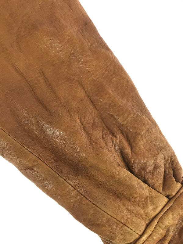 【現状渡し品】【メンズ】 MARCO PIERGUIDI マルコ・ピエールグイディ LEATHER JACKET 1891 レザージャケット アウター イタリア製 146-251122-rt-06-tag サイズ：52 カラー：ブラウン 万代Net店