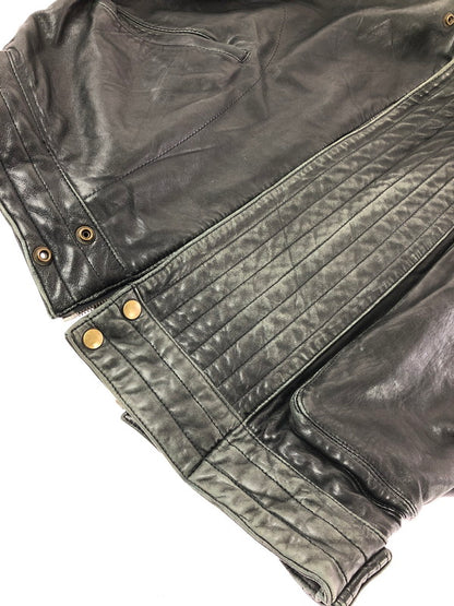 【中古品】【メンズ】 BAD BOYS バッド ボーイズ RIDING LEATHER JACKET ライディング レザー ジャケット 韓国製 アウター 145-260823-rt-21-tagh サイズ：LL カラー：ブラック 万代Net店