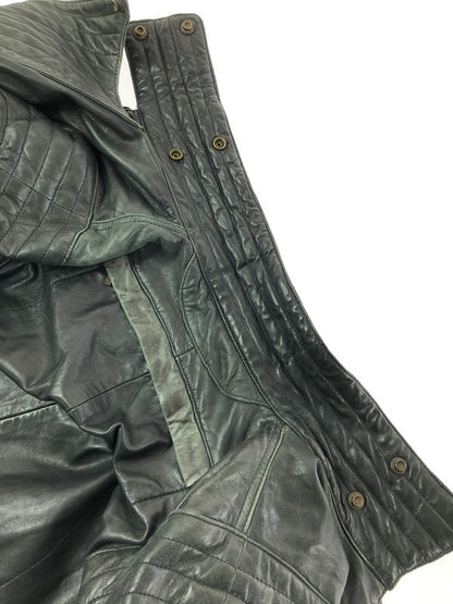 【中古品】【メンズ】 BAD BOYS バッド ボーイズ RIDING LEATHER JACKET ライディング レザー ジャケット 韓国製 アウター 145-260823-rt-21-tagh サイズ：LL カラー：ブラック 万代Net店
