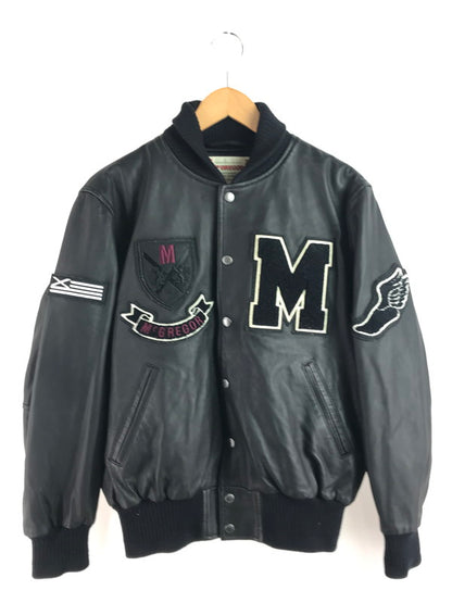 【中古品】【メンズ】 McGregor マックレガー MCGREGOR LEATHER STADIUM JACKET 145-251122-rt-05-tag サイズ：M カラー：ブラック 万代Net店
