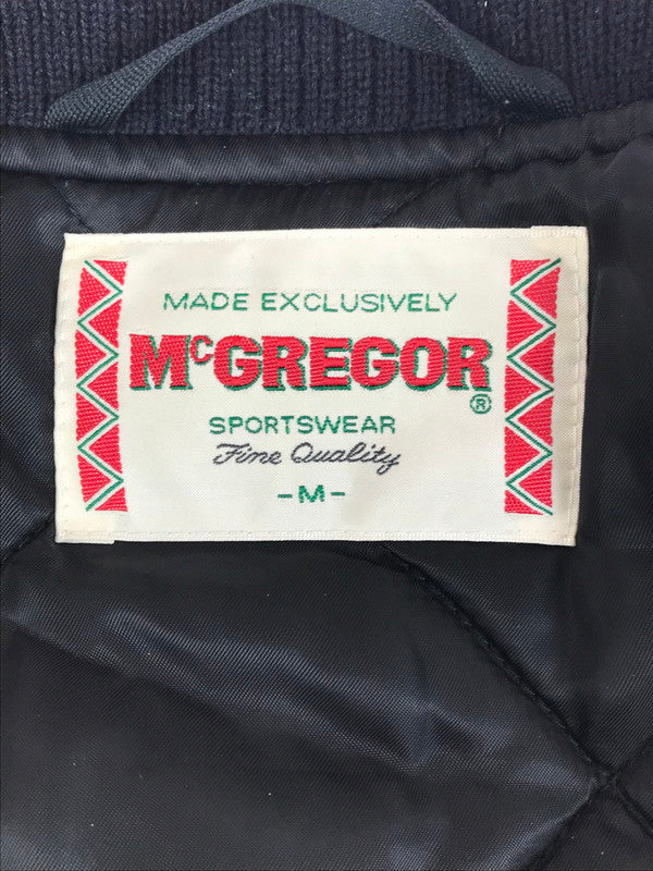 【中古品】【メンズ】 McGregor マックレガー MCGREGOR LEATHER STADIUM JACKET 145-251122-rt-05-tag サイズ：M カラー：ブラック 万代Net店
