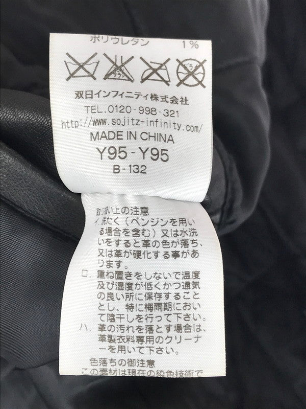 【中古品】【メンズ】 McGregor マックレガー MCGREGOR LEATHER STADIUM JACKET 145-251122-rt-05-tag サイズ：M カラー：ブラック 万代Net店