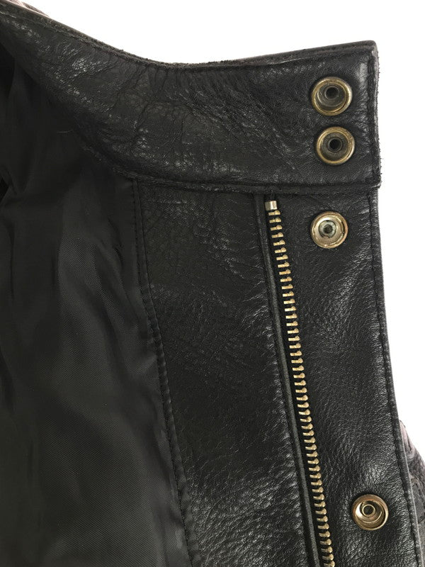 【中古品】【メンズ】 KADOYA カドヤ K'S LEATHER SINGLE RIDERS JACKET KNXLS-285 ケーエス レザー シングルライダース ジャケット 145-251122-rt-02-tag サイズ：M カラー：ブラック 万代Net店