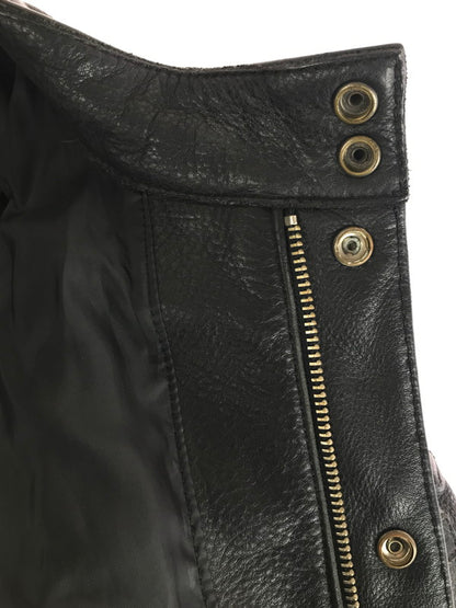 【中古品】【メンズ】 KADOYA カドヤ K'S LEATHER SINGLE RIDERS JACKET KNXLS-285 ケーエス レザー シングルライダース ジャケット 145-251122-rt-02-tag サイズ：M カラー：ブラック 万代Net店
