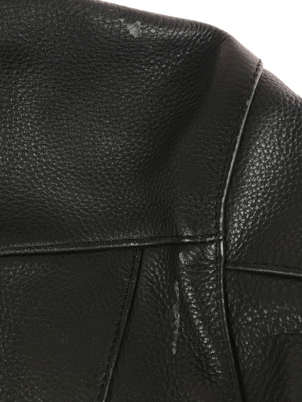 【中古品】【メンズ】 KADOYA カドヤ K'S LEATHER SINGLE RIDERS JACKET KNXLS-285 ケーエス レザー シングルライダース ジャケット 145-251122-rt-02-tag サイズ：M カラー：ブラック 万代Net店