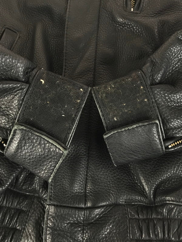 【中古品】【メンズ】 KADOYA カドヤ K'S LEATHER SINGLE RIDERS JACKET KNXLS-285 ケーエス レザー シングルライダース ジャケット 145-251122-rt-02-tag サイズ：M カラー：ブラック 万代Net店