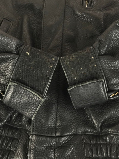 【中古品】【メンズ】 KADOYA カドヤ K'S LEATHER SINGLE RIDERS JACKET KNXLS-285 ケーエス レザー シングルライダース ジャケット 145-251122-rt-02-tag サイズ：M カラー：ブラック 万代Net店