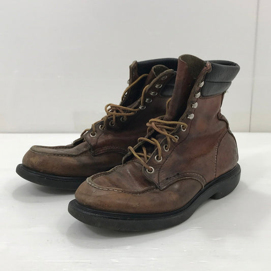 【現状渡し品】【メンズ】 RED WING レッドウィング WORK BOOTS 5202 ワークブーツ 刺繍羽タグ 靴 164-251122-na-09-tag カラー：ブラウン 万代Net店