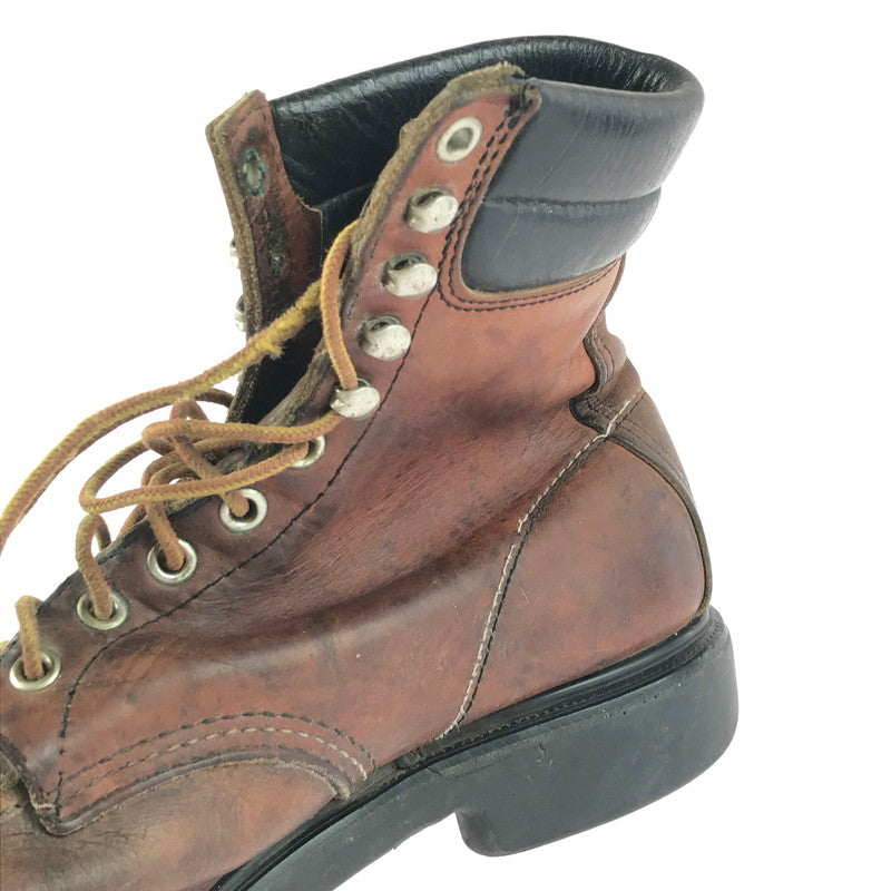 【現状渡し品】【メンズ】 RED WING レッドウィング WORK BOOTS 5202 ワークブーツ 刺繍羽タグ 靴 164-251122-na-09-tag カラー：ブラウン 万代Net店