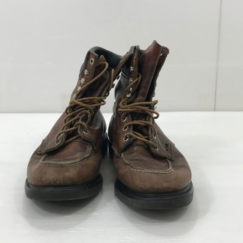 【現状渡し品】【メンズ】 RED WING レッドウィング WORK BOOTS 5202 ワークブーツ 刺繍羽タグ 靴 164-251122-na-09-tag カラー：ブラウン 万代Net店