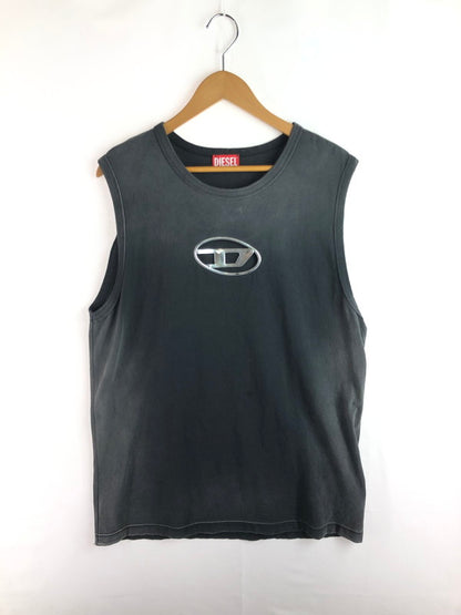 【現状渡し品】【メンズ】 DIESEL ディーゼル T-BRICO A13601 ティー ブリコ タンクトップ トップス 141-251124-rt-01-tag サイズ：XXL カラー：ブラック 万代Net店