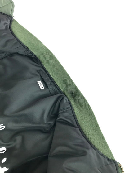 【中古美品】【メンズ】 SEQUEL シークェル SNOW WHITE MA-1 SQ-24AW-SWJK-01 スノーホワイト MA-1 アウター 142-251122-rt-11-tag サイズ：L カラー：オリーブ 万代Net店