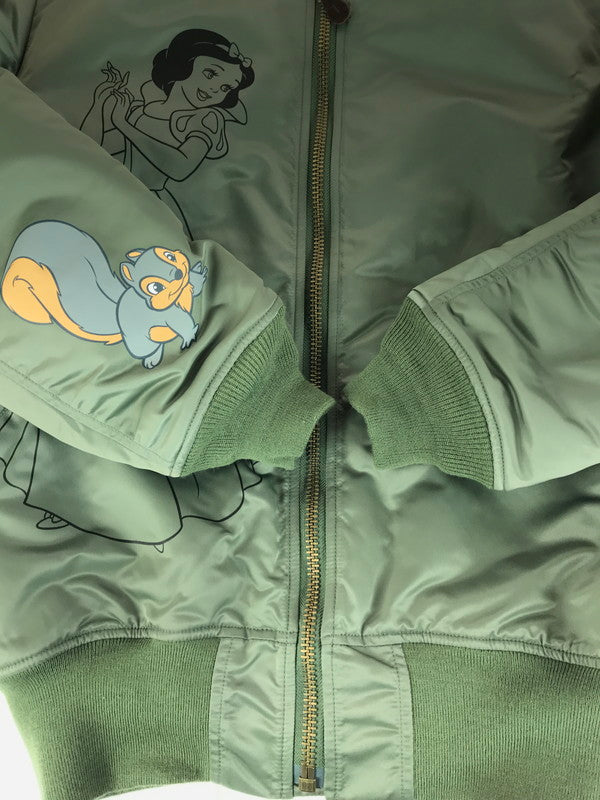 【中古美品】【メンズ】 SEQUEL シークェル SNOW WHITE MA-1 SQ-24AW-SWJK-01 スノーホワイト MA-1 アウター 142-251122-rt-11-tag サイズ：L カラー：オリーブ 万代Net店