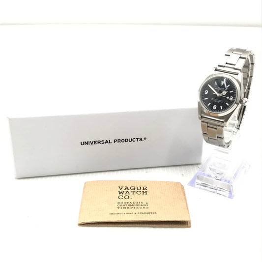 【中古品】【メンズ】 UNIVERSAL PRODUCTS ユニバーサルプロダクツ × VAGUE WATCH ヴァーグウォッチ BB EX1 クォーツ 腕時計 197-251129-na-07-tag カラー：シルバー 万代Net店