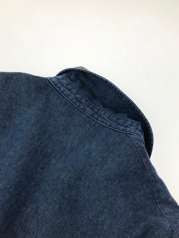【中古品】【メンズ】 BLUEBELL ブルーベル 70's DENIM CHORE COAT 70年代 襟コーデュロイ ブランケットライナーデニムカバーオール 146-260820-rt-19-tag サイズ：44 カラー：インディゴ 万代Net店