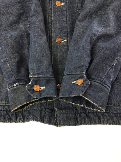 【中古品】【メンズ】 BLUEBELL ブルーベル 70's DENIM CHORE COAT 70年代 襟コーデュロイ ブランケットライナーデニムカバーオール 146-260820-rt-19-tag サイズ：44 カラー：インディゴ 万代Net店