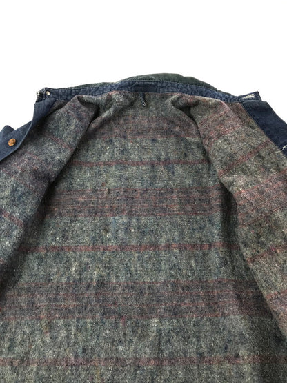 【中古品】【メンズ】 BLUEBELL ブルーベル 70's DENIM CHORE COAT 70年代 襟コーデュロイ ブランケットライナーデニムカバーオール 146-260820-rt-19-tag サイズ：44 カラー：インディゴ 万代Net店