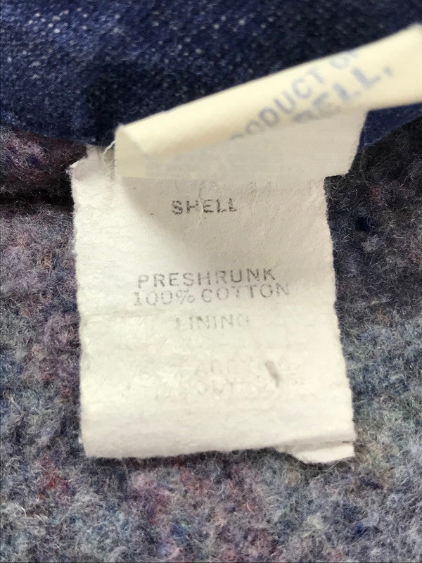 【中古品】【メンズ】 BLUEBELL ブルーベル 70's DENIM CHORE COAT 70年代 襟コーデュロイ ブランケットライナーデニムカバーオール 146-260820-rt-19-tag サイズ：44 カラー：インディゴ 万代Net店